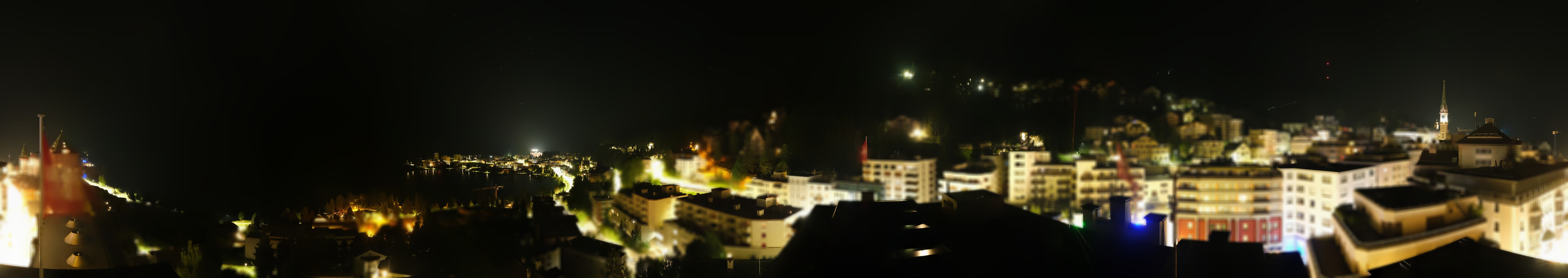 Archiv Foto Webcam St. Moritz Dorf II Ausblick Hotel Schweizerhof Richtung St. Moritz Bad