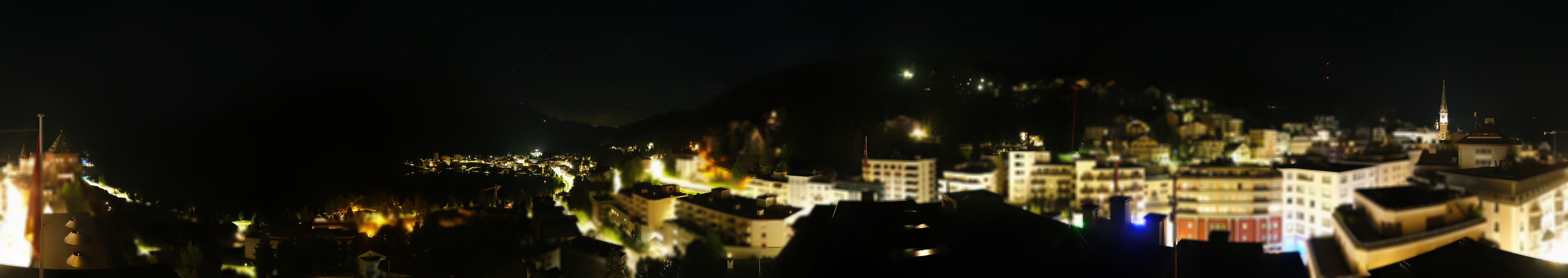 Archived image Webcam St. Moritz village II View from Hotel Schweizerhof towards St. Moritz Bad