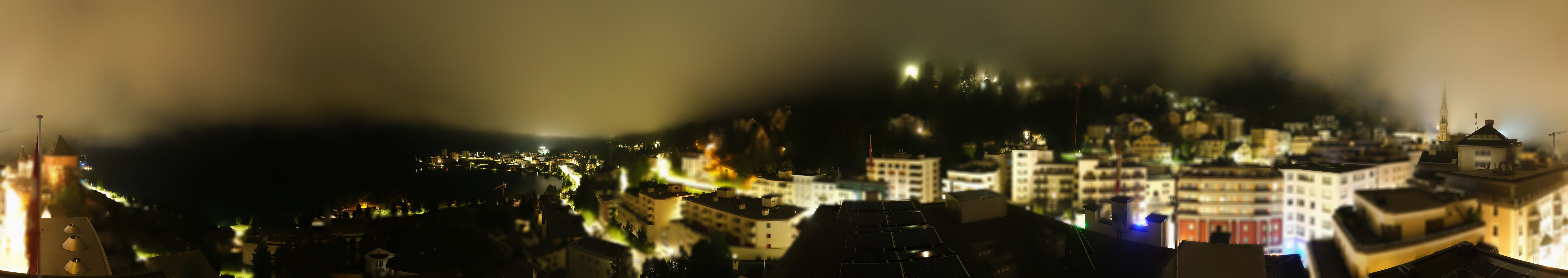 Archiv Foto Webcam St. Moritz Dorf II Ausblick Hotel Schweizerhof Richtung St. Moritz Bad