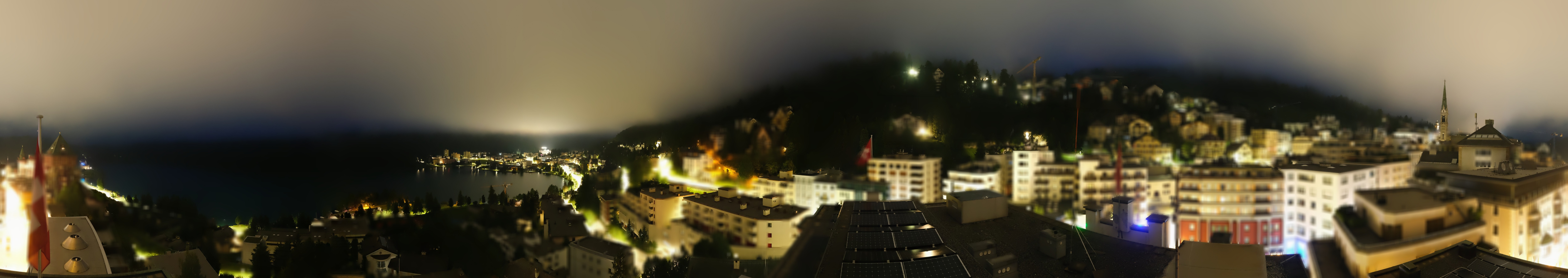 Archiv Foto Webcam St. Moritz Dorf II Ausblick Hotel Schweizerhof Richtung St. Moritz Bad