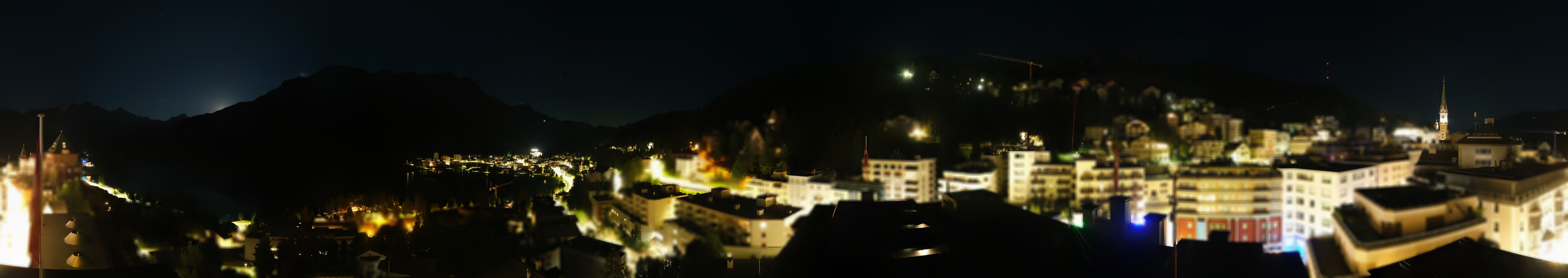 Archiv Foto Webcam St. Moritz Dorf II Ausblick Hotel Schweizerhof Richtung St. Moritz Bad