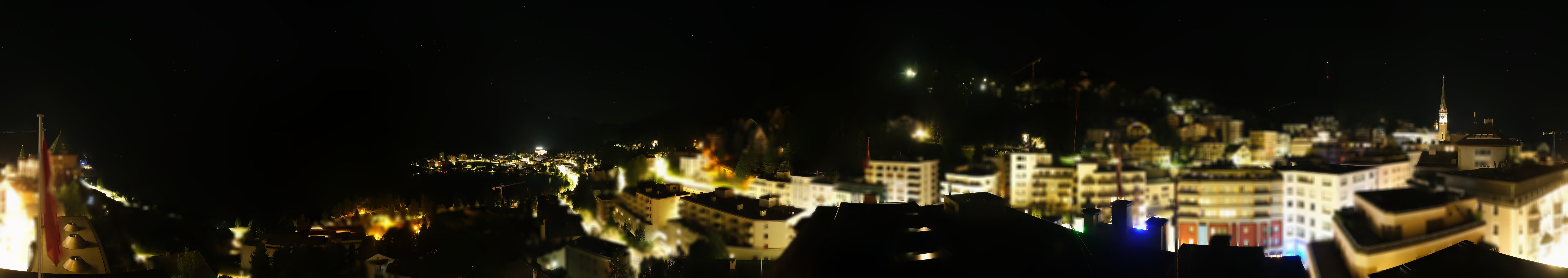 Archiv Foto Webcam St. Moritz Dorf II Ausblick Hotel Schweizerhof Richtung St. Moritz Bad