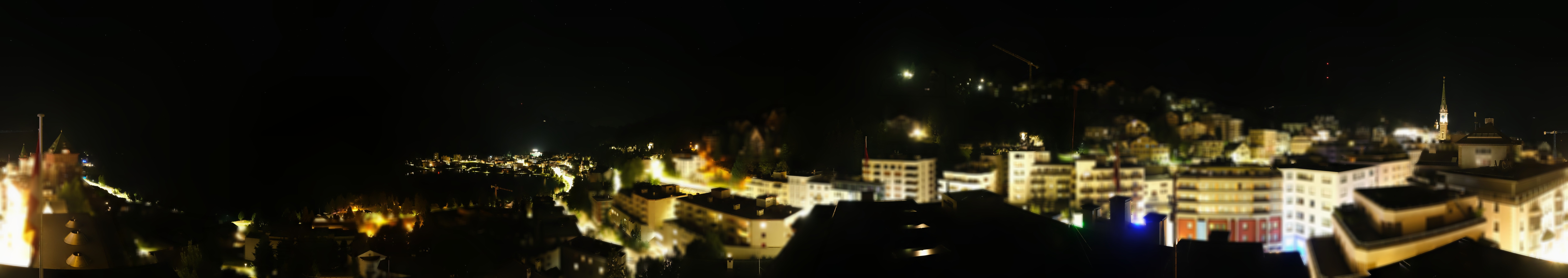 Archived image Webcam St. Moritz village II View from Hotel Schweizerhof towards St. Moritz Bad