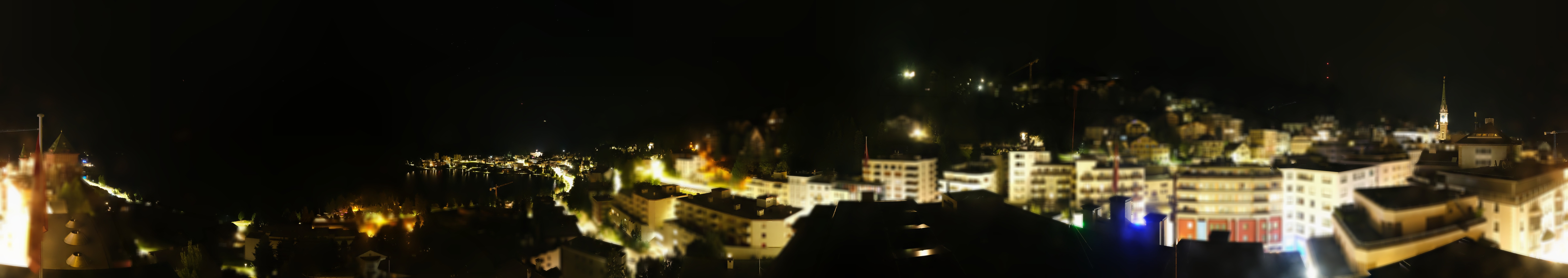 Archiv Foto Webcam St. Moritz Dorf II Ausblick Hotel Schweizerhof Richtung St. Moritz Bad