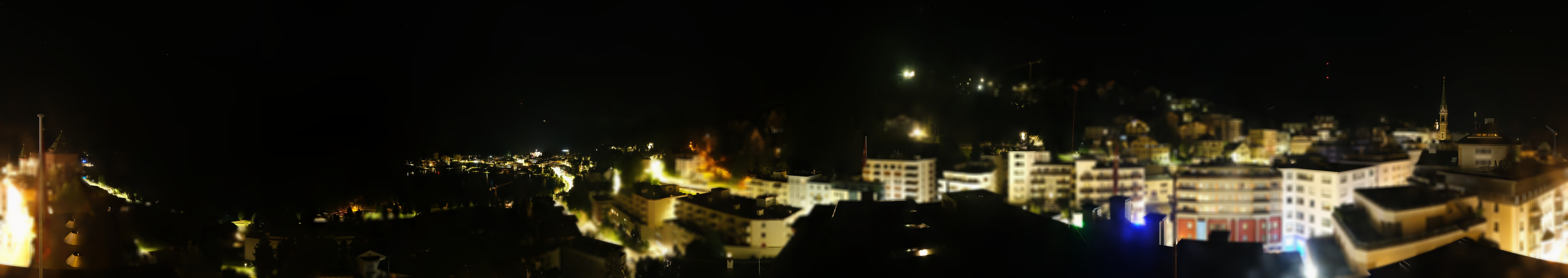 Archiv Foto Webcam St. Moritz Dorf II Ausblick Hotel Schweizerhof Richtung St. Moritz Bad