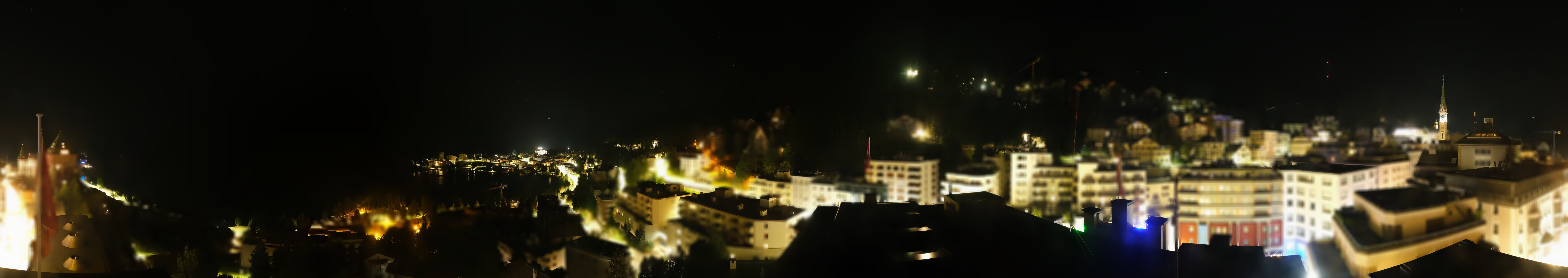 Archiv Foto Webcam St. Moritz Dorf II Ausblick Hotel Schweizerhof Richtung St. Moritz Bad