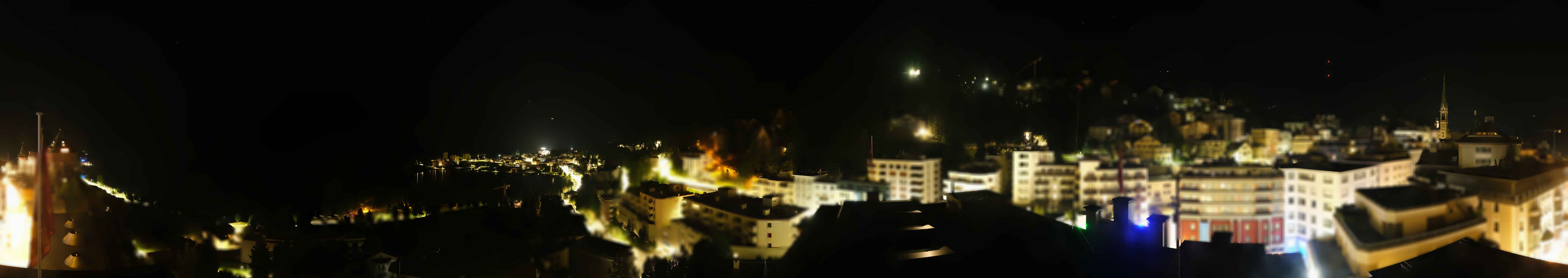 Archiv Foto Webcam St. Moritz Dorf II Ausblick Hotel Schweizerhof Richtung St. Moritz Bad