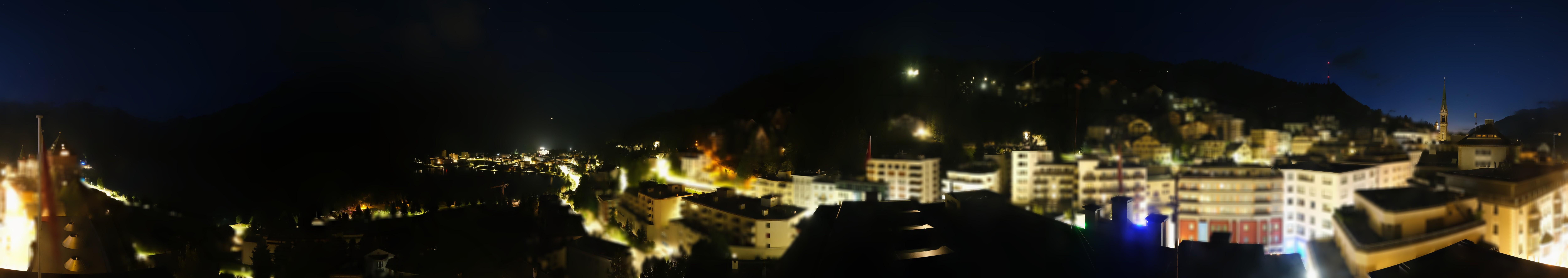 Archiv Foto Webcam St. Moritz Dorf II Ausblick Hotel Schweizerhof Richtung St. Moritz Bad