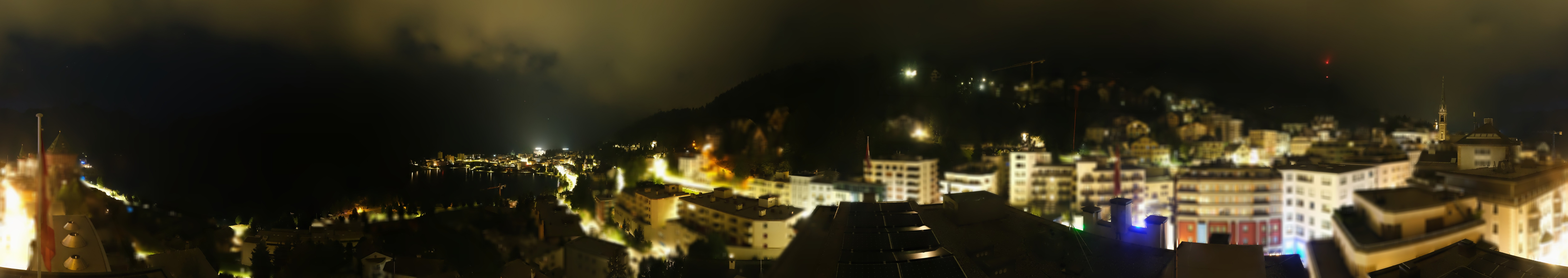Archiv Foto Webcam St. Moritz Dorf II Ausblick Hotel Schweizerhof Richtung St. Moritz Bad