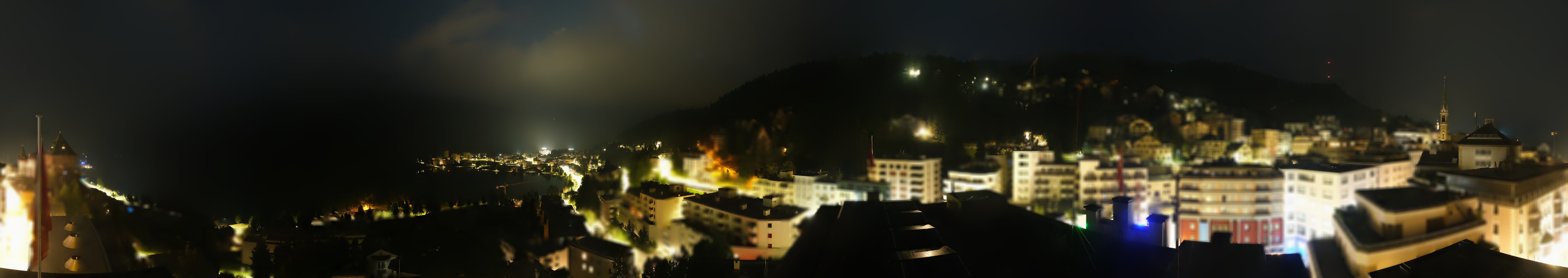 Archiv Foto Webcam St. Moritz Dorf II Ausblick Hotel Schweizerhof Richtung St. Moritz Bad
