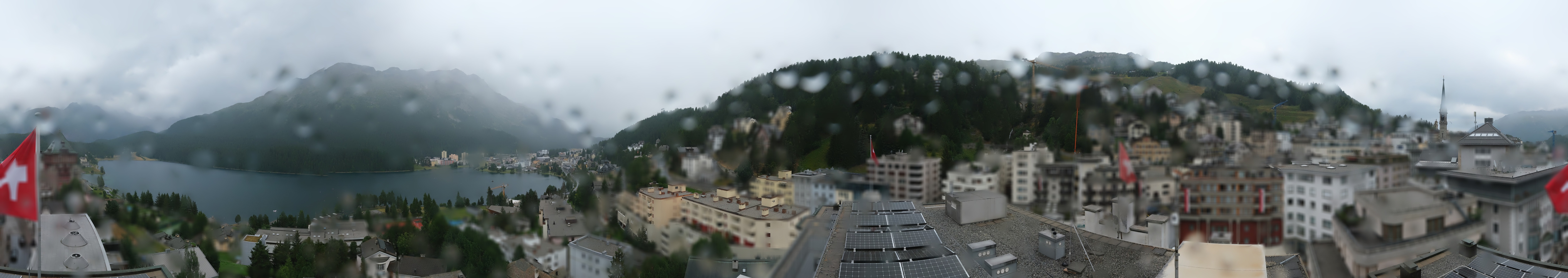 Archiv Foto Webcam St. Moritz Dorf II Ausblick Hotel Schweizerhof Richtung St. Moritz Bad