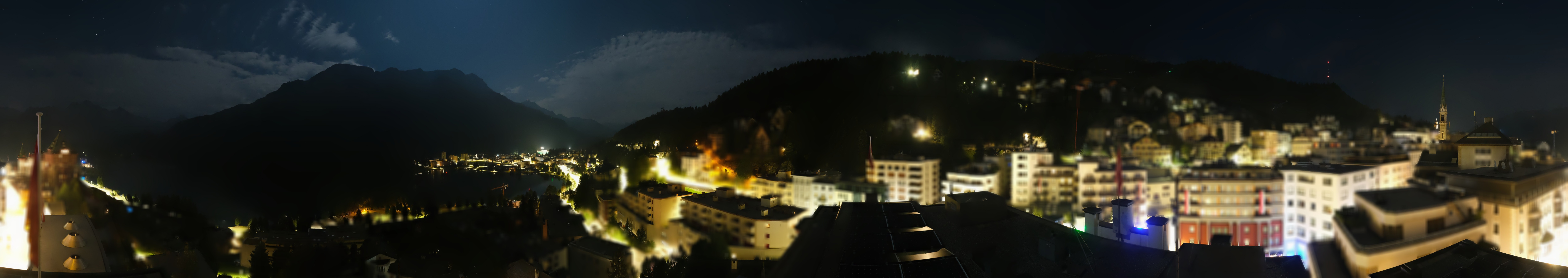 Archiv Foto Webcam St. Moritz Dorf II Ausblick Hotel Schweizerhof Richtung St. Moritz Bad