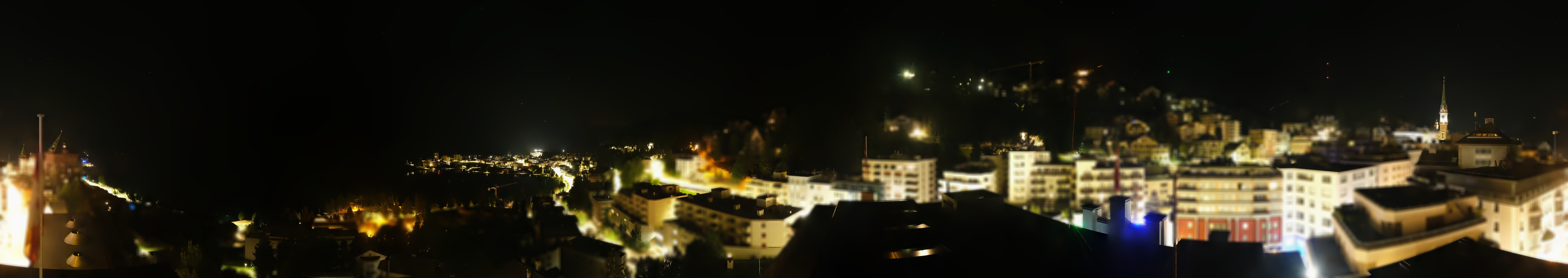 Archived image Webcam St. Moritz village II View from Hotel Schweizerhof towards St. Moritz Bad