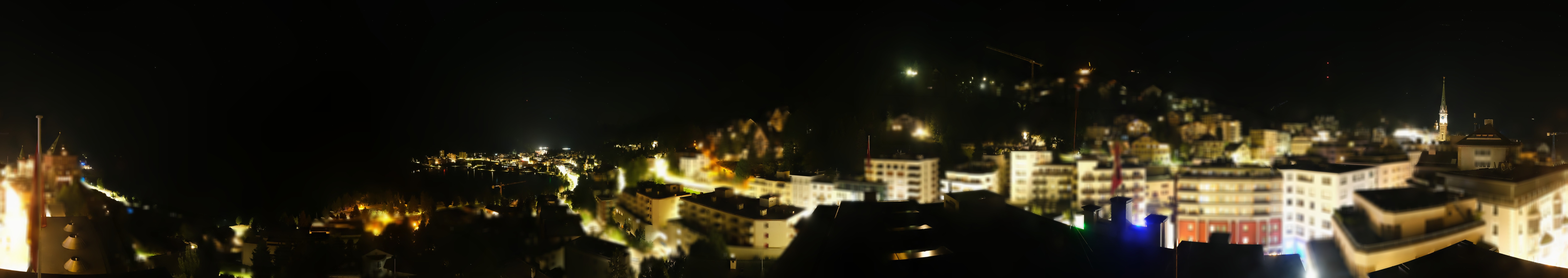 Archiv Foto Webcam St. Moritz Dorf II Ausblick Hotel Schweizerhof Richtung St. Moritz Bad