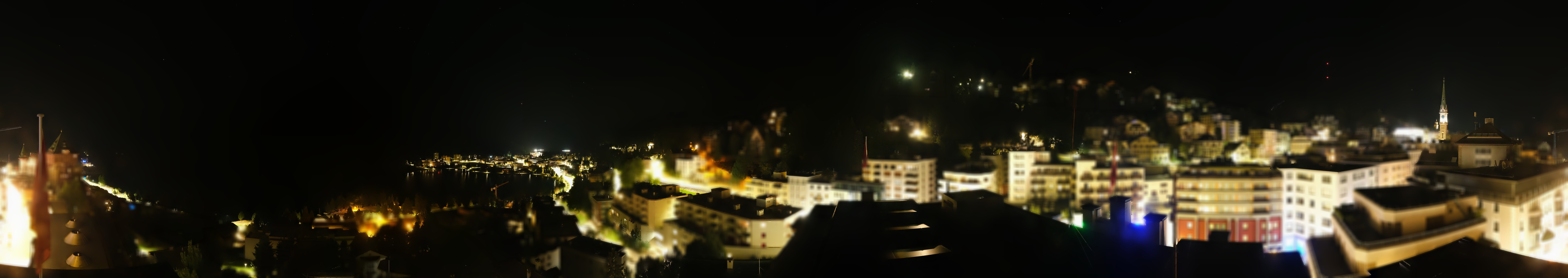 Archiv Foto Webcam St. Moritz Dorf II Ausblick Hotel Schweizerhof Richtung St. Moritz Bad