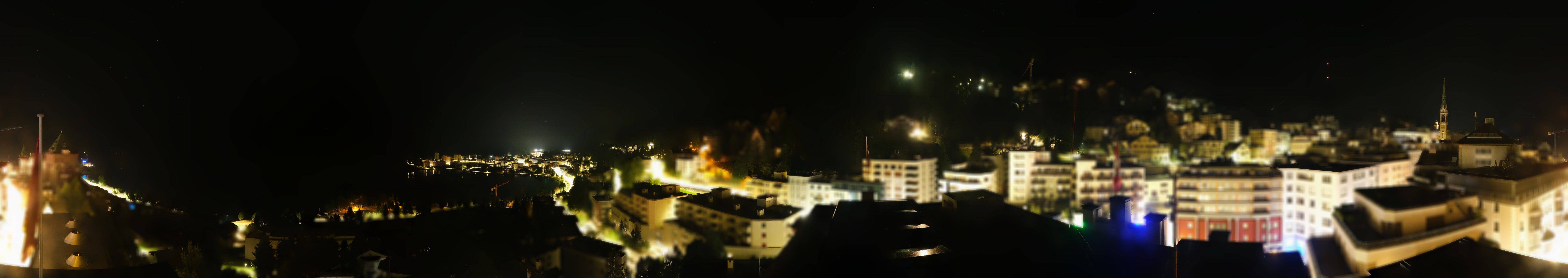 Archiv Foto Webcam St. Moritz Dorf II Ausblick Hotel Schweizerhof Richtung St. Moritz Bad