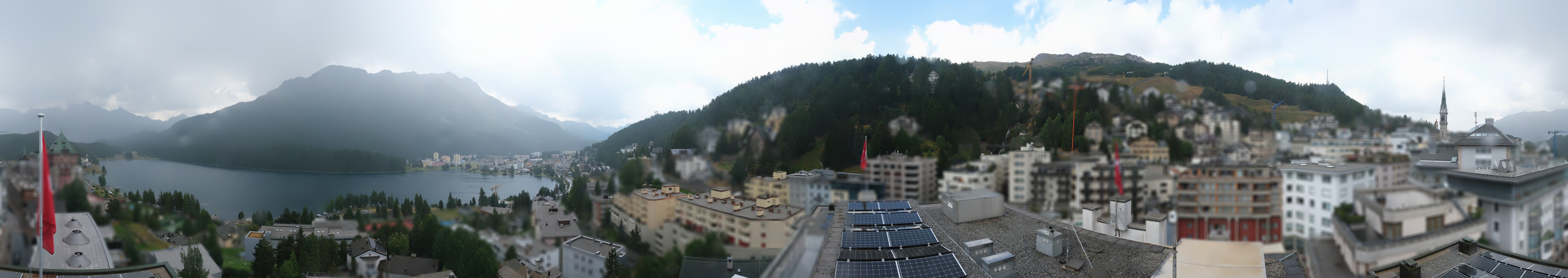 Archiv Foto Webcam St. Moritz Dorf II Ausblick Hotel Schweizerhof Richtung St. Moritz Bad
