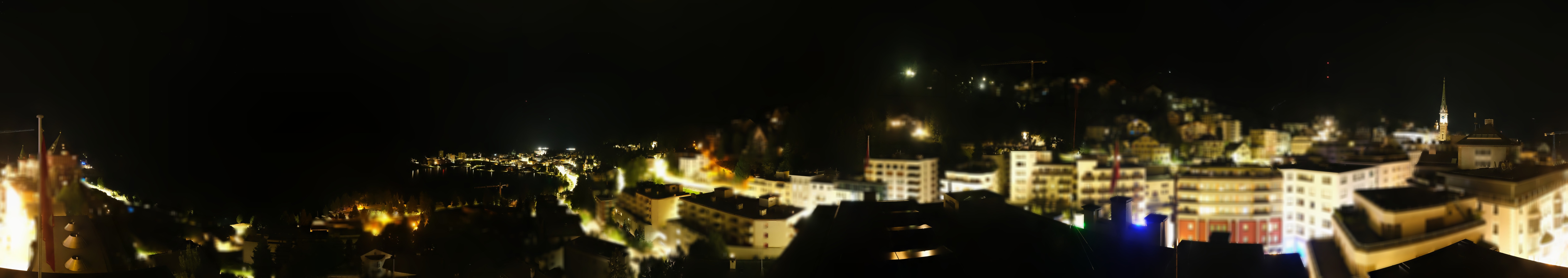 Archiv Foto Webcam St. Moritz Dorf II Ausblick Hotel Schweizerhof Richtung St. Moritz Bad