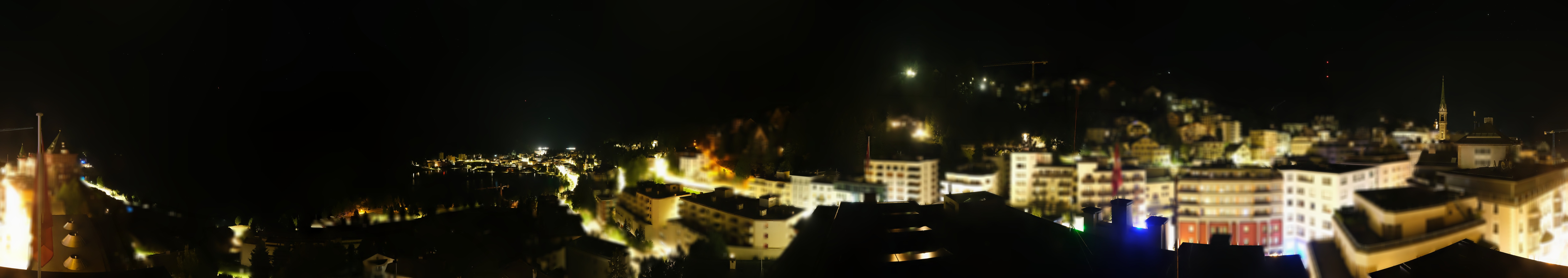 Archiv Foto Webcam St. Moritz Dorf II Ausblick Hotel Schweizerhof Richtung St. Moritz Bad
