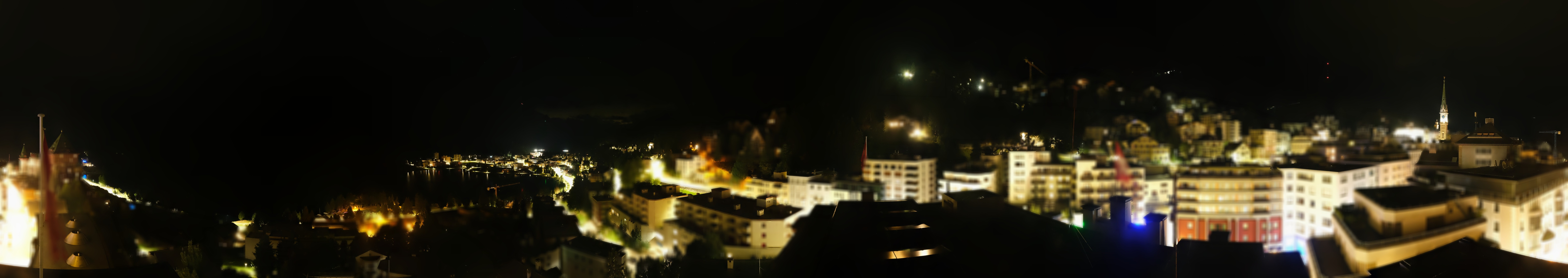 Archiv Foto Webcam St. Moritz Dorf II Ausblick Hotel Schweizerhof Richtung St. Moritz Bad