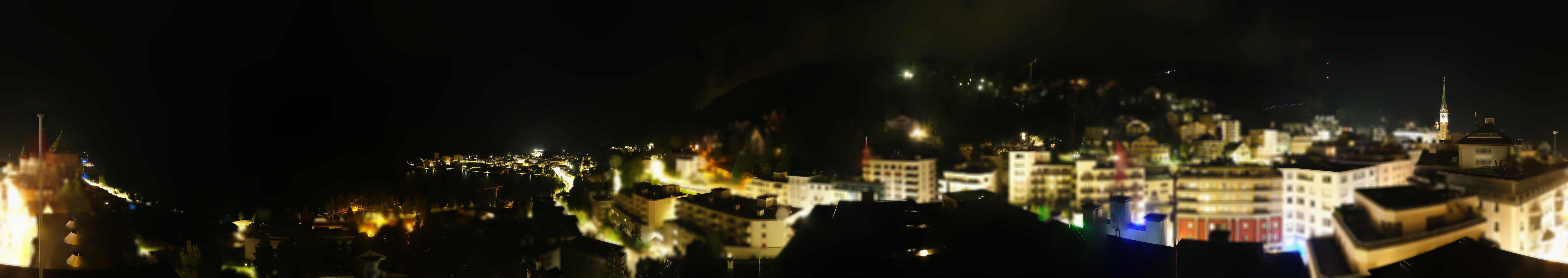 Archiv Foto Webcam St. Moritz Dorf II Ausblick Hotel Schweizerhof Richtung St. Moritz Bad