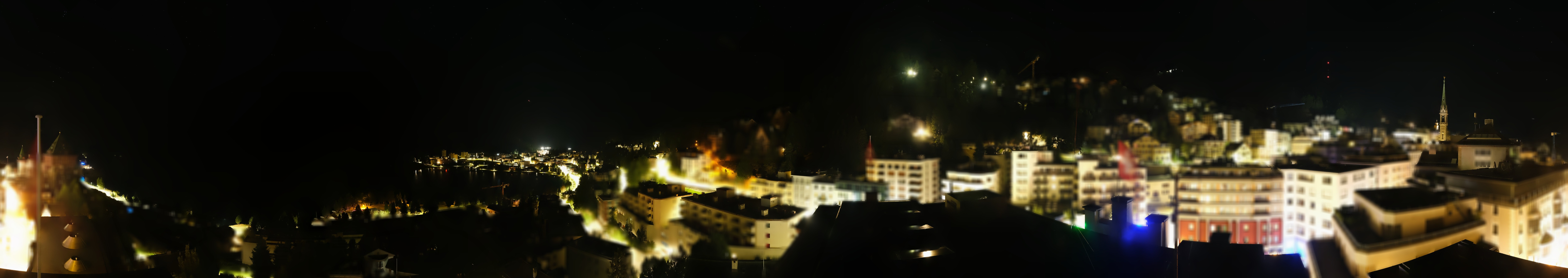 Archiv Foto Webcam St. Moritz Dorf II Ausblick Hotel Schweizerhof Richtung St. Moritz Bad