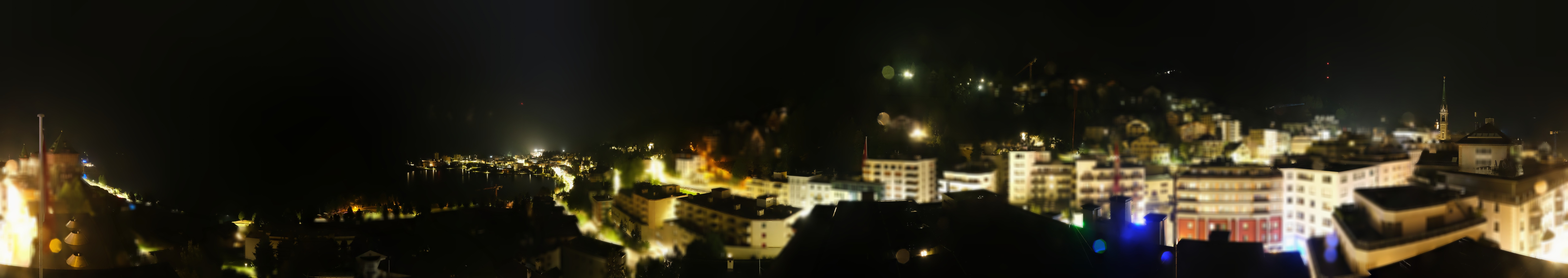 Archiv Foto Webcam St. Moritz Dorf II Ausblick Hotel Schweizerhof Richtung St. Moritz Bad