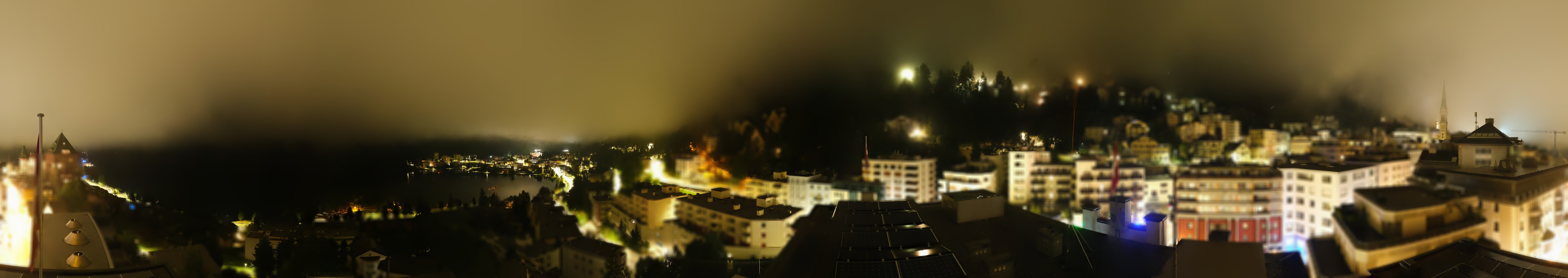 Archiv Foto Webcam St. Moritz Dorf II Ausblick Hotel Schweizerhof Richtung St. Moritz Bad