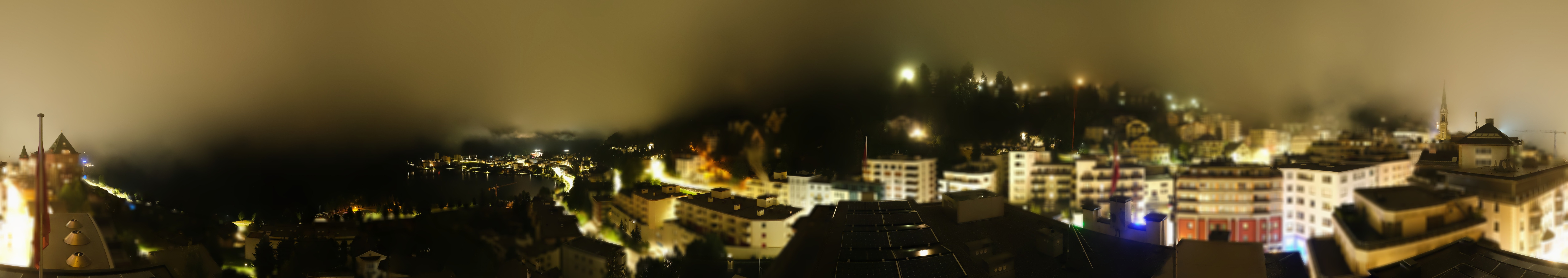 Archiv Foto Webcam St. Moritz Dorf II Ausblick Hotel Schweizerhof Richtung St. Moritz Bad