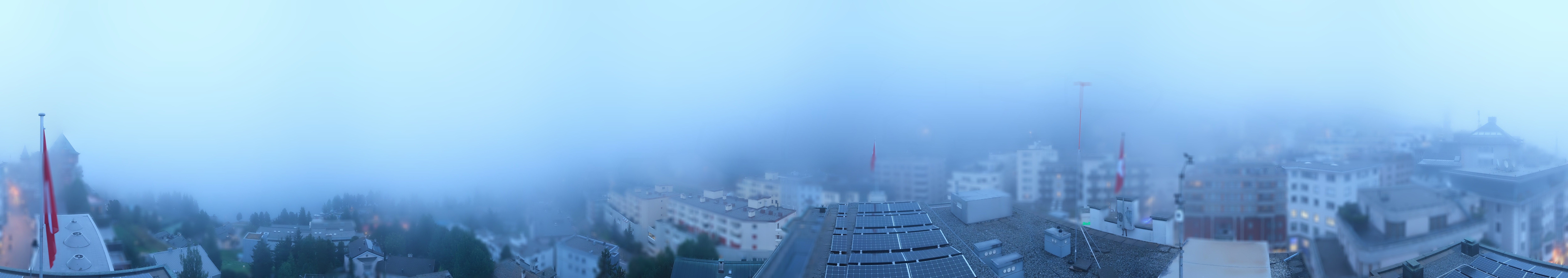 Archiv Foto Webcam St. Moritz Dorf II Ausblick Hotel Schweizerhof Richtung St. Moritz Bad