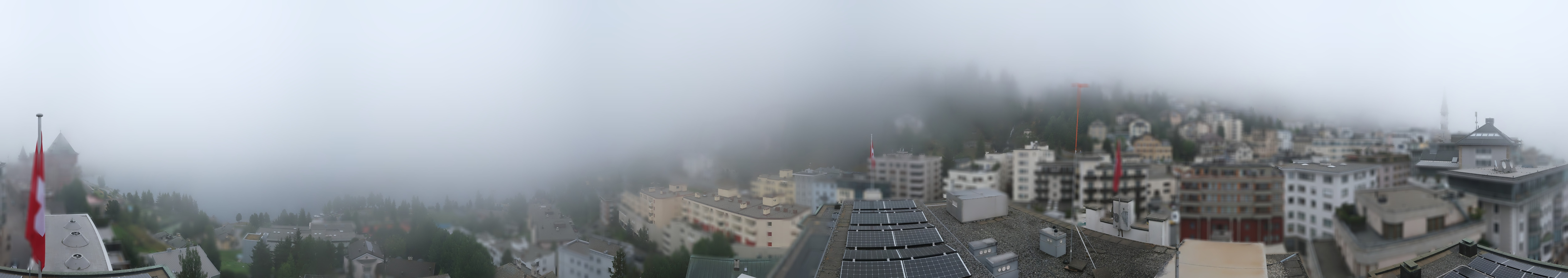 Archiv Foto Webcam St. Moritz Dorf II Ausblick Hotel Schweizerhof Richtung St. Moritz Bad