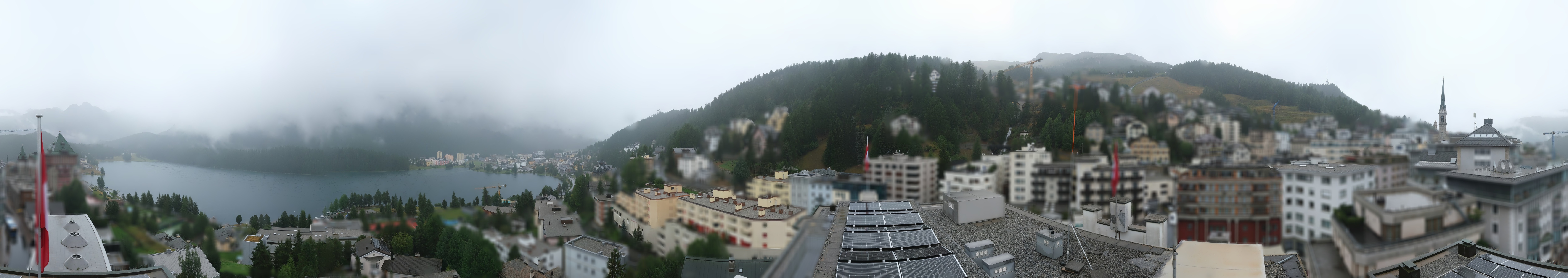 Archiv Foto Webcam St. Moritz Dorf II Ausblick Hotel Schweizerhof Richtung St. Moritz Bad