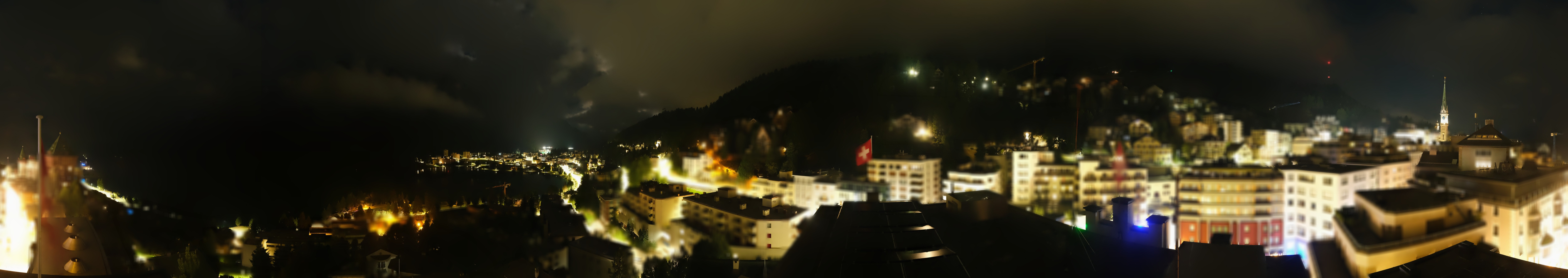 Archiv Foto Webcam St. Moritz Dorf II Ausblick Hotel Schweizerhof Richtung St. Moritz Bad