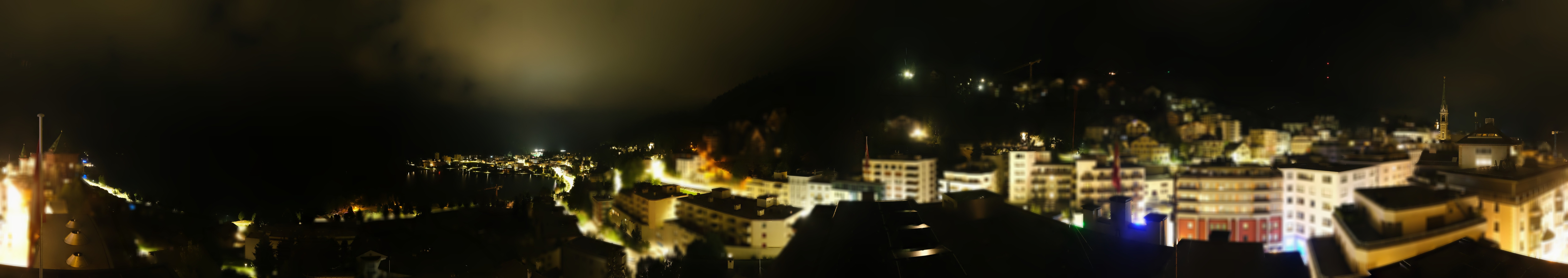 Archiv Foto Webcam St. Moritz Dorf II Ausblick Hotel Schweizerhof Richtung St. Moritz Bad