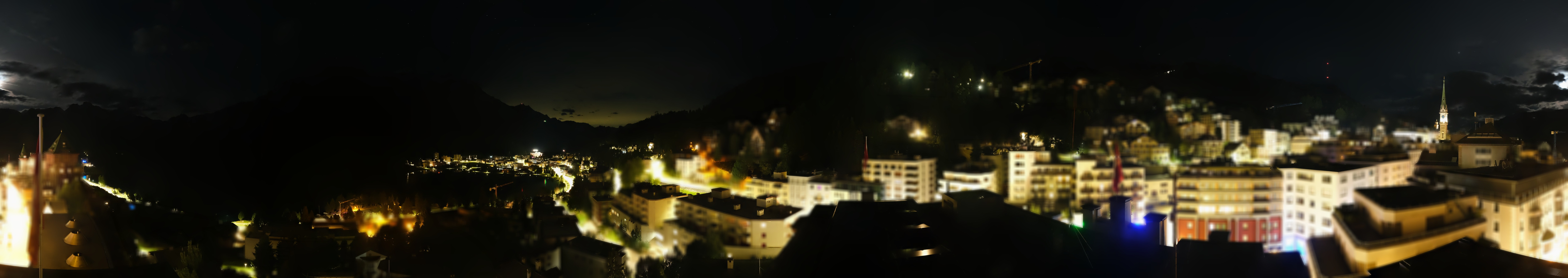 Archiv Foto Webcam St. Moritz Dorf II Ausblick Hotel Schweizerhof Richtung St. Moritz Bad