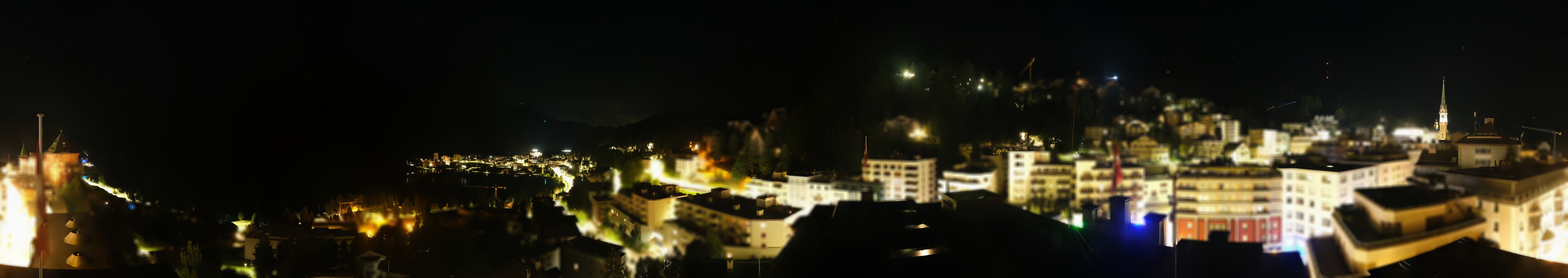 Archiv Foto Webcam St. Moritz Dorf II Ausblick Hotel Schweizerhof Richtung St. Moritz Bad