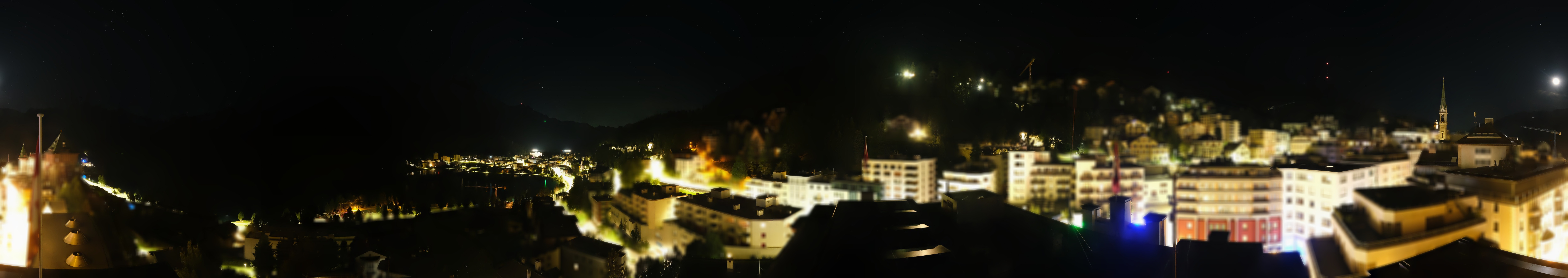 Archiv Foto Webcam St. Moritz Dorf II Ausblick Hotel Schweizerhof Richtung St. Moritz Bad