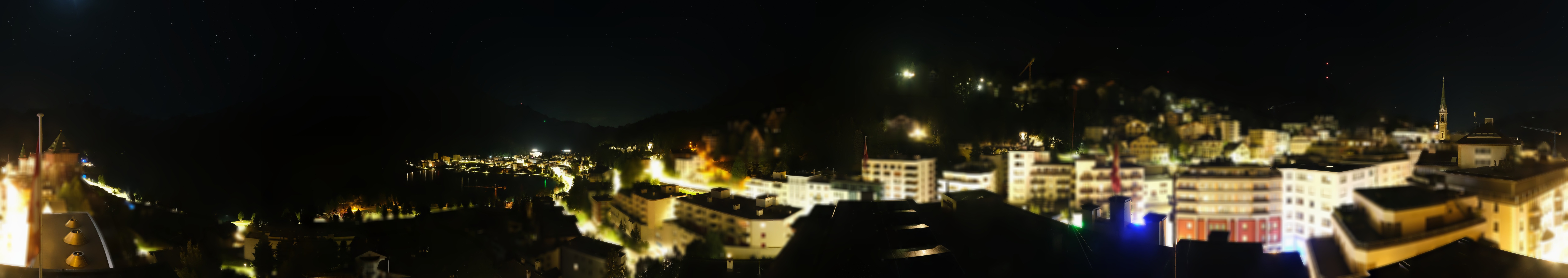 Archiv Foto Webcam St. Moritz Dorf II Ausblick Hotel Schweizerhof Richtung St. Moritz Bad
