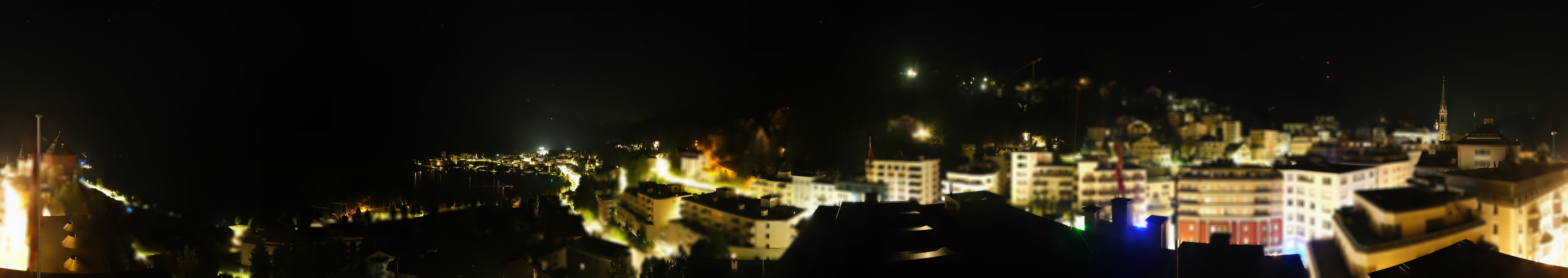 Archiv Foto Webcam St. Moritz Dorf II Ausblick Hotel Schweizerhof Richtung St. Moritz Bad