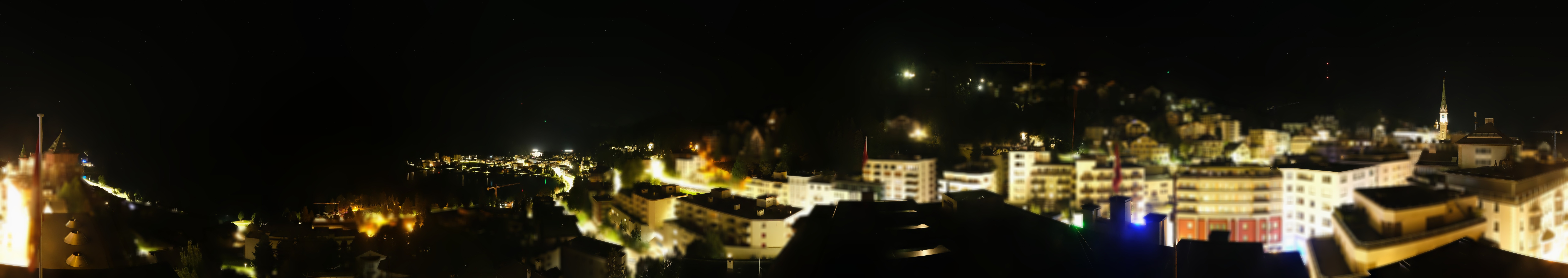 Archiv Foto Webcam St. Moritz Dorf II Ausblick Hotel Schweizerhof Richtung St. Moritz Bad