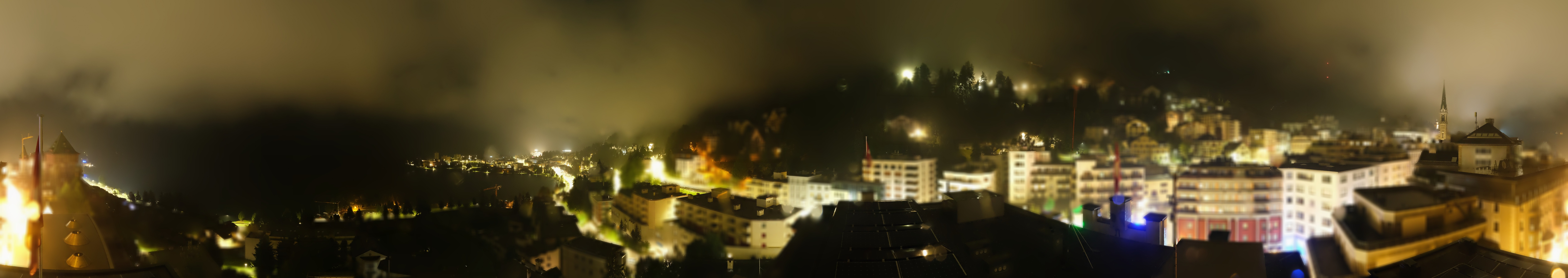 Archived image Webcam St. Moritz village II View from Hotel Schweizerhof towards St. Moritz Bad