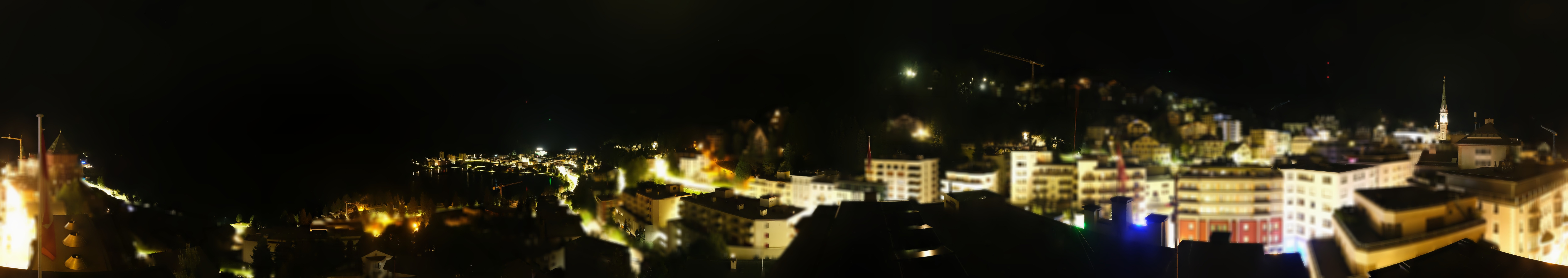 Archiv Foto Webcam St. Moritz Dorf II Ausblick Hotel Schweizerhof Richtung St. Moritz Bad