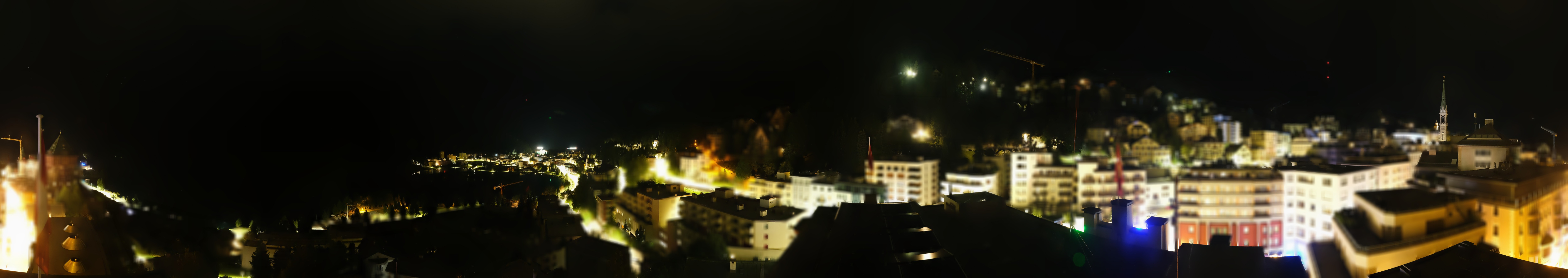 Archiv Foto Webcam St. Moritz Dorf II Ausblick Hotel Schweizerhof Richtung St. Moritz Bad