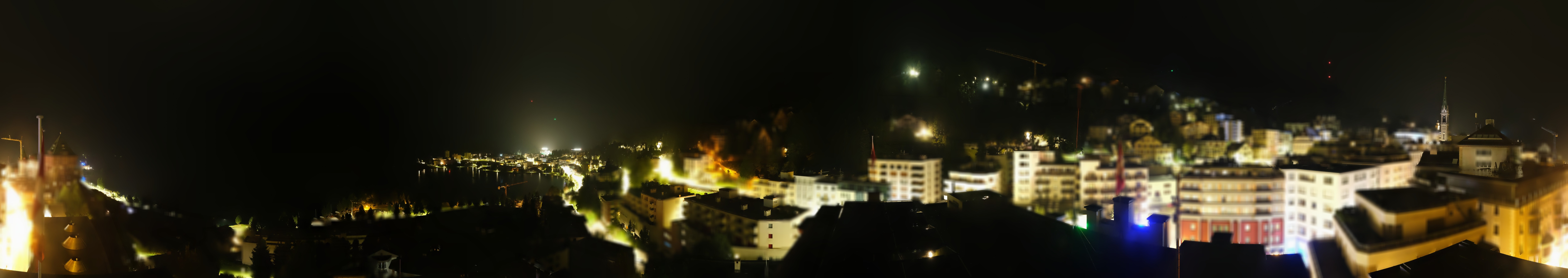 Archiv Foto Webcam St. Moritz Dorf II Ausblick Hotel Schweizerhof Richtung St. Moritz Bad
