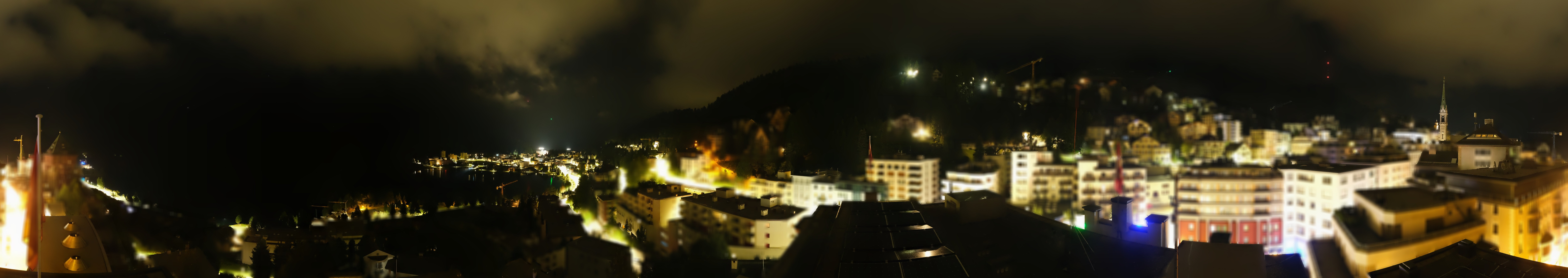 Archiv Foto Webcam St. Moritz Dorf II Ausblick Hotel Schweizerhof Richtung St. Moritz Bad