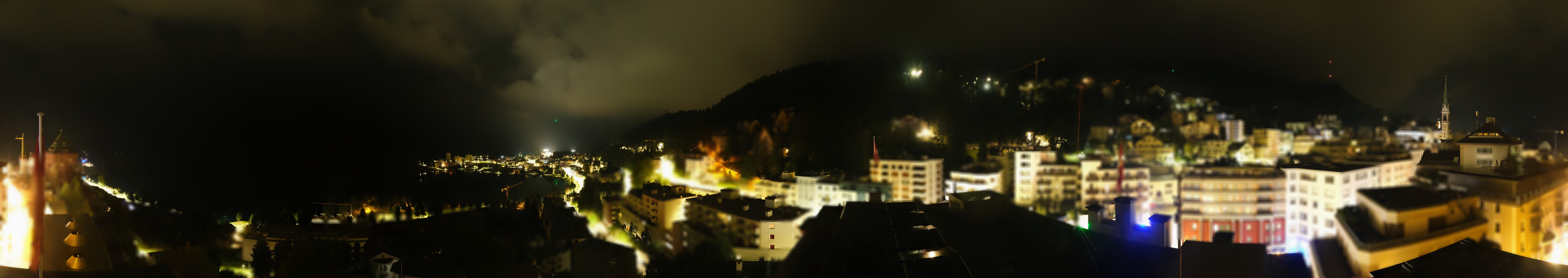 Archiv Foto Webcam St. Moritz Dorf II Ausblick Hotel Schweizerhof Richtung St. Moritz Bad
