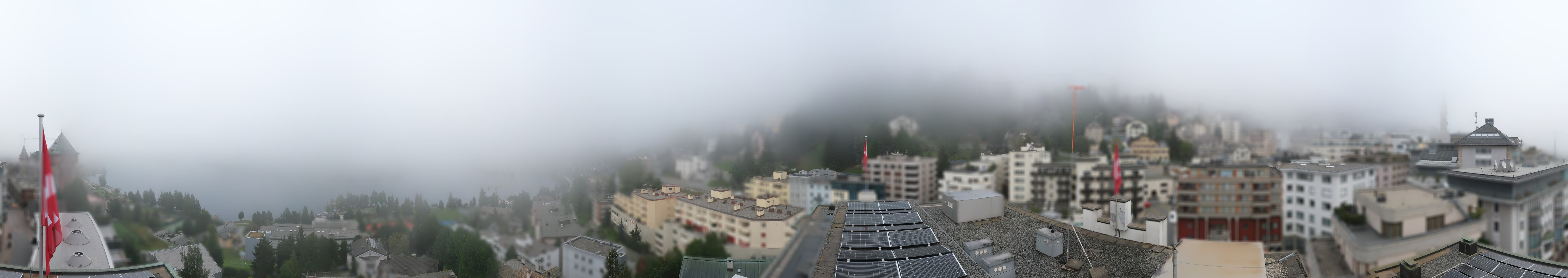 Archiv Foto Webcam St. Moritz Dorf II Ausblick Hotel Schweizerhof Richtung St. Moritz Bad
