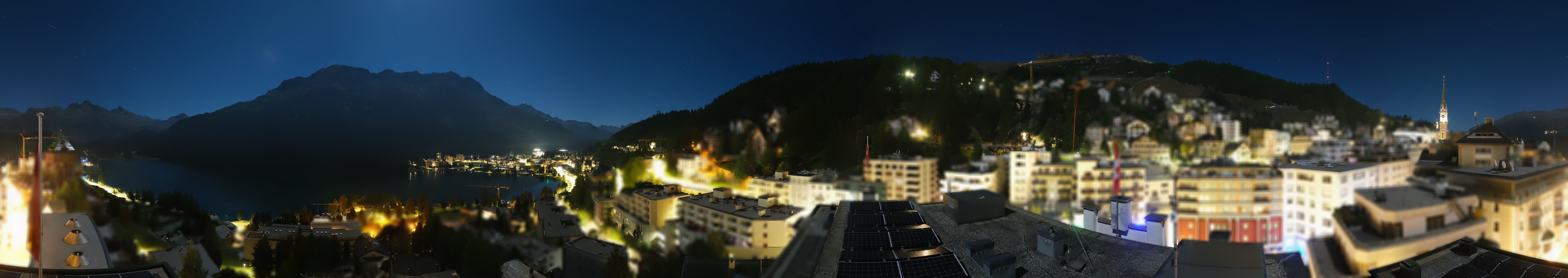 Archiv Foto Webcam St. Moritz Dorf II Ausblick Hotel Schweizerhof Richtung St. Moritz Bad