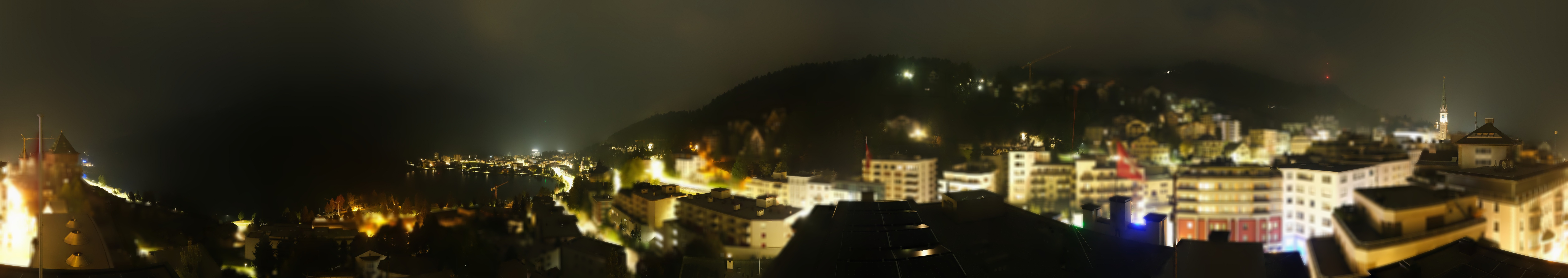 Archived image Webcam St. Moritz village II View from Hotel Schweizerhof towards St. Moritz Bad