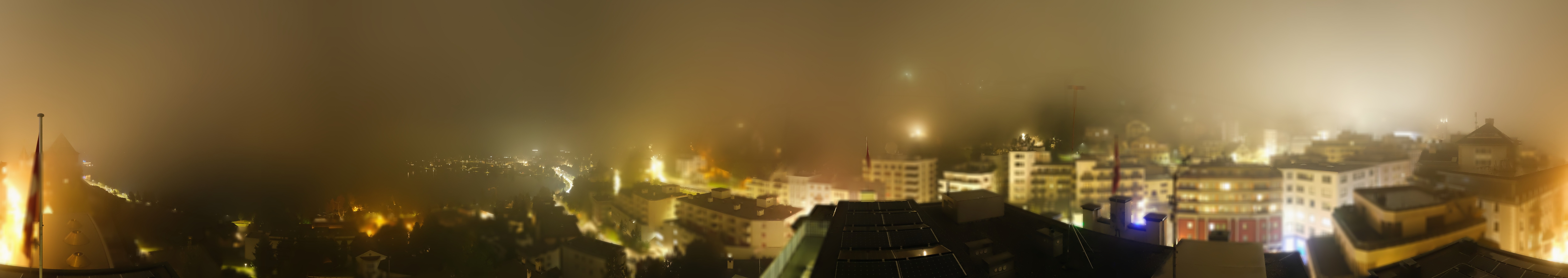 Archived image Webcam St. Moritz village II View from Hotel Schweizerhof towards St. Moritz Bad